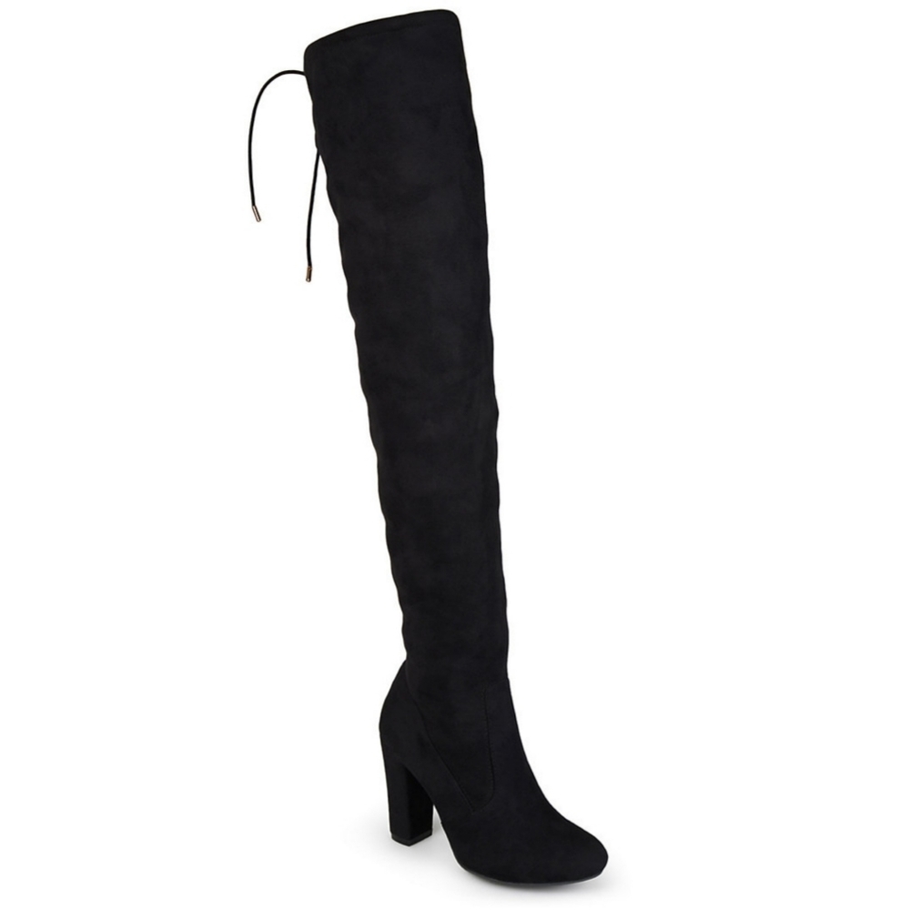 Journee Over Knee Suede Boots
